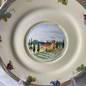PTS International Interiors Tuscan Country Butter Plate 6.25.Available 8 plates
